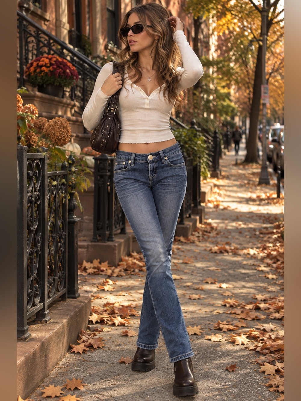 Brooklyn Girl Y2K Low Rise Skinny Jeans Size 5 Grommet Pocket McBling